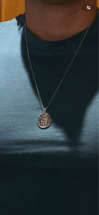 Medallón Tony Montana Scarface Plata