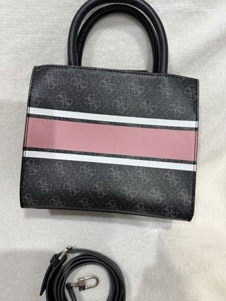 Bolso Guess Negro y Rosa