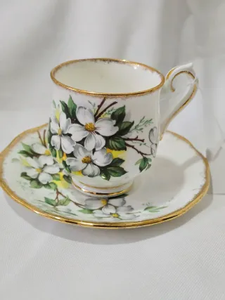 Juego Taza y Platillo de cafe cortado cafe solo