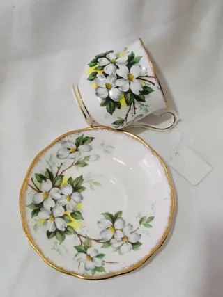 Juego Taza y Platillo de cafe cortado cafe solo