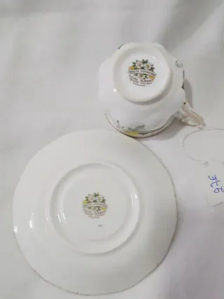 Juego Taza y Platillo de cafe cortado cafe solo