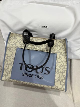 Bolso Tous Grande Beige y Azul