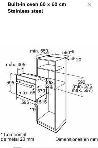 Horno Bosch HBA22R251E