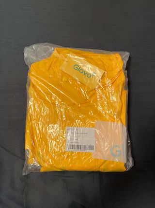 Chubasquero Glovo Amarillo Talla XL