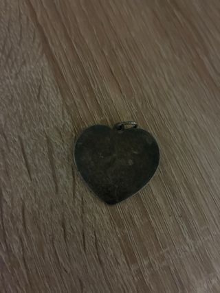 Colgante corazón con strass