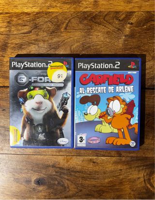 Juegos PS2: G-Force y Garfield