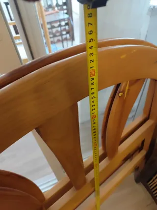 Cabecero de madera de pino