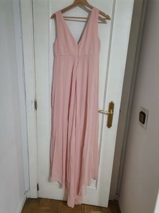 Vestido fiesta premamá rosa Talla L