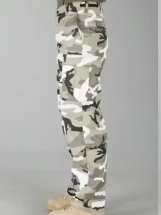 Pantalones Ranger Camuflaje Gris/Blanco