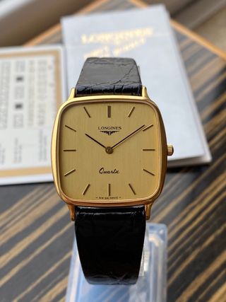 Reloj Longines Quartz Dorado Vintage