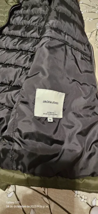 Chaleco Jack & Jones Talla M Verde