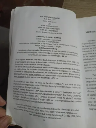 El Libro Blanco: Nueva edicion 2018 corregida y...