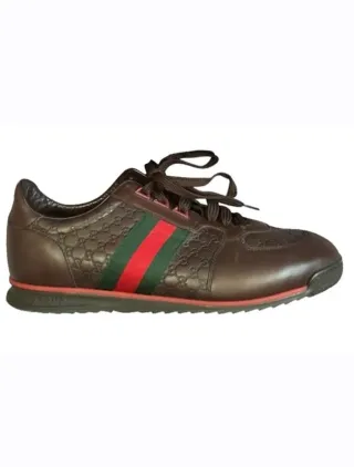 Zapatilla Deportiva Gucci Ace Chocolate Originales