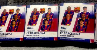 Colección completa 50 cartas Team set Barcelona