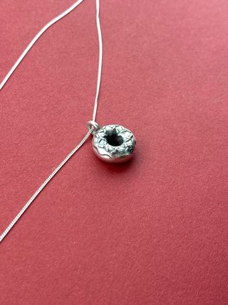 Colgante Plata Donut de Homer