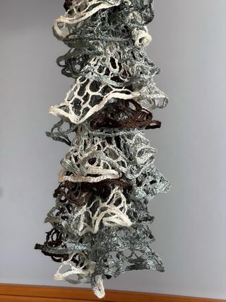 Bufanda Fular Ganchillo Y2K