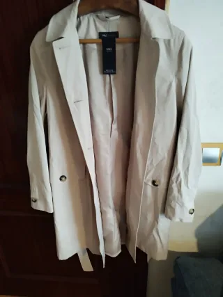Abrigo beige M&S mujer