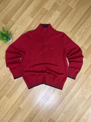 Jersey Tommy Hilfiger Rojo Talla S
