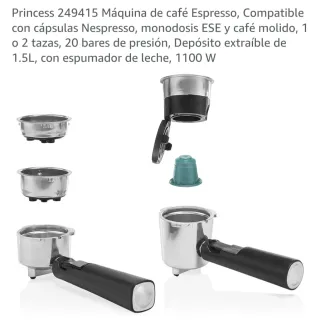 Cafetera Princess Espresso 249415