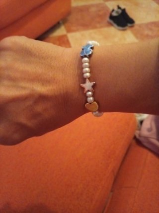 Pulsera Tous Perlas Oso Corazón Estrella