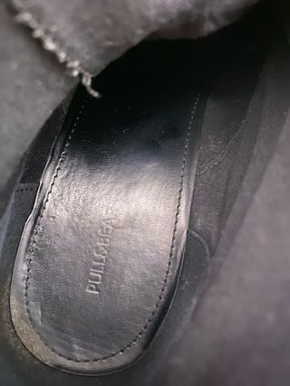 Botines negros plataforma