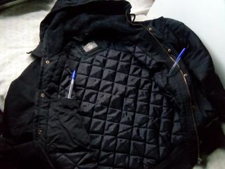 Cazadora BOMBER LOGG impermeable M negra