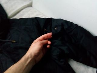 Cazadora BOMBER LOGG impermeable M negra