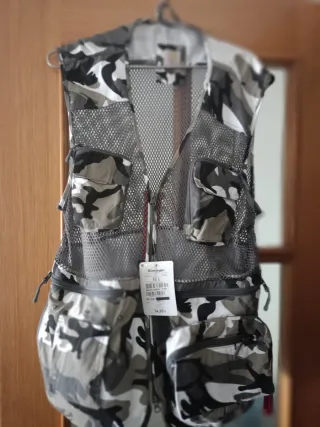 Chaleco militar camuflaje El Corte Inglés Talla L