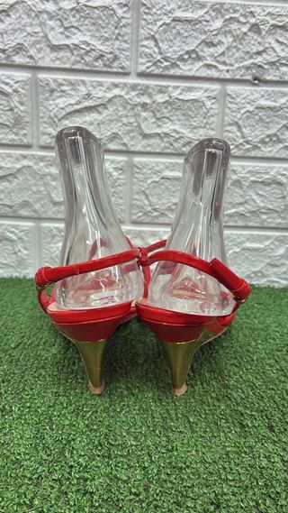 Miu Miu Sandali Oro e Rosse