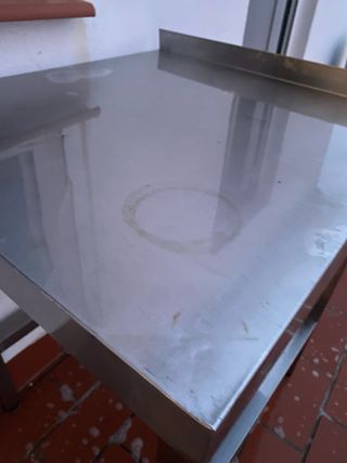 Mesa de acero inoxidable