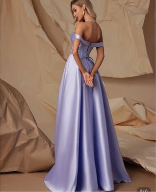 Vestido satén dama de honor