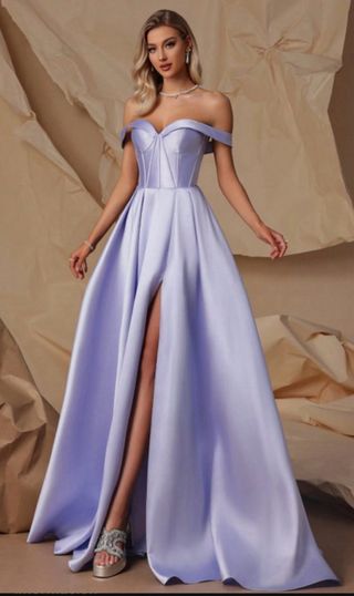 Vestido satén dama de honor