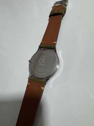 Reloj Calvin Klein ultrafino verde/plata