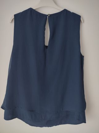 Blusa de fiesta azul