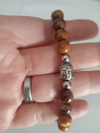 Pulseira com pingente de Buda