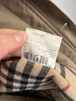 Gabardina Burberry Beige