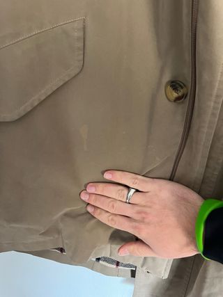 Gabardina Burberry Beige