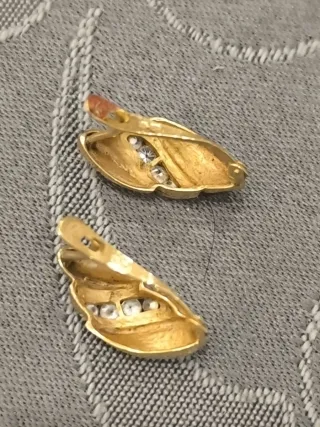 Pendientes de oro con circonitas