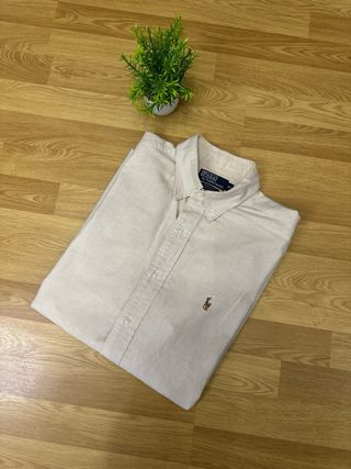 Camisa Polo Ralph Lauren Beige