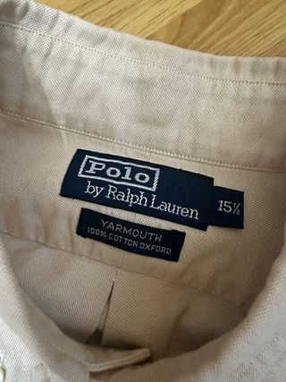 Camisa Polo Ralph Lauren Beige