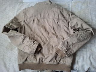 Cazadora H&M bomber algodón BEIGE S-M forro.