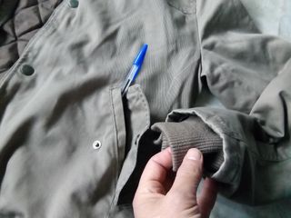 Cazadora H&M bomber algodón BEIGE S-M forro.