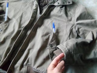 Cazadora H&M bomber algodón BEIGE S-M forro.