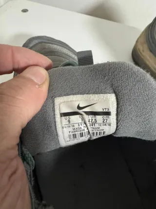 Nike Air Max 97 Talla 42.5 Gris Dorado