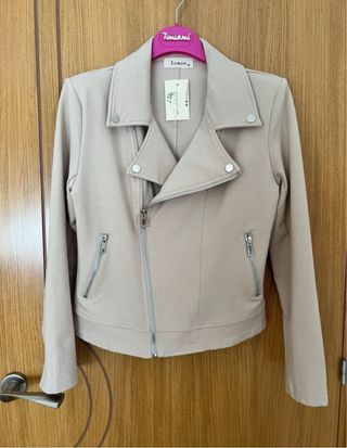 Pack 2 Chaquetas Biker Milan Negra y Beige