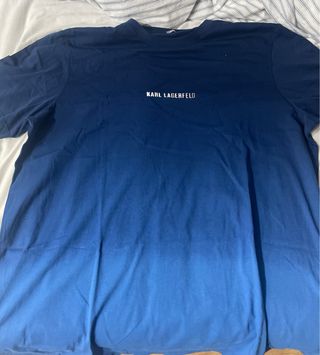 Camiseta Karl Lagerfeld Azul Degradado