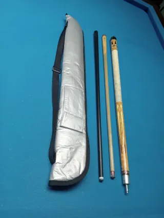 Fibra carbono y madera cruger taco billar