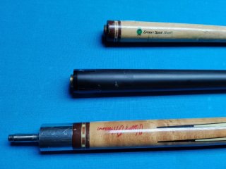 Fibra carbono y madera cruger taco billar