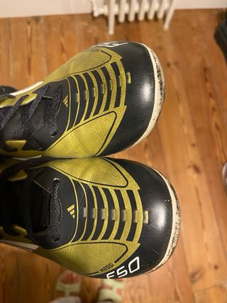 Botas Adidas Messi F50 Doradas Fútbol niño 36