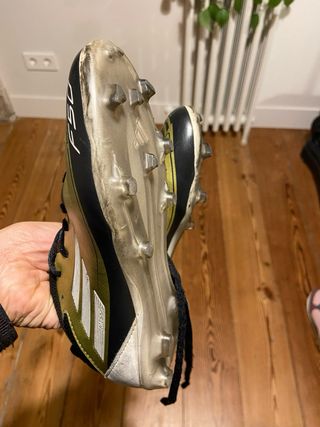 Botas Adidas Messi F50 Doradas Fútbol niño 36